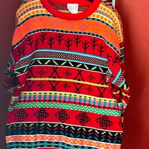 One Step Up Vintage Random Colors and Geometric patterns from the 1980’s. Small